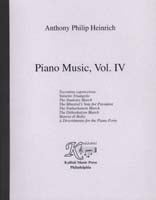 Piano Music No. 4 piano sheet music cover